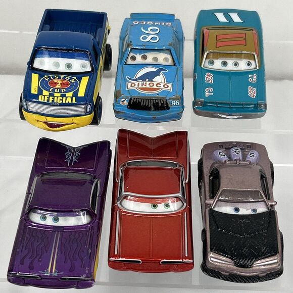 Disney Pixar Cars Eyes Change Lot Lenticular Ramone Boost Dinoco Dexter Hoover - Picture 1 of 5